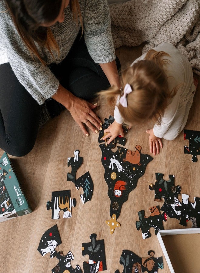 Wee Gallery Floor Puzzle, 24-Piece Jumbo Jigsaw Puzzles for Toddlers, Early Learning Activity, Cognitive and Fine Motor Skills Development, Learning Toys for Toddlers, Christmas Tree - Image 5